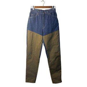 VTG L.L. Bean Mens Jeans Size 8 Double Knee Denim Hunting Workwear Outdoors Gear